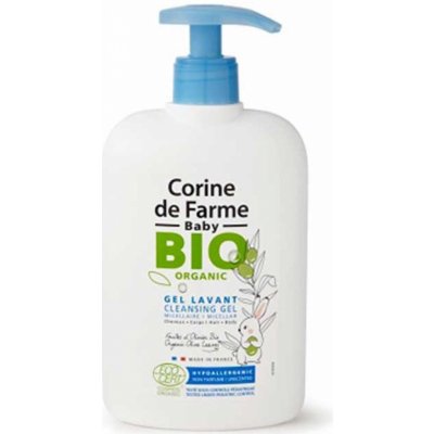 Corine de Farme Baby Bio Organic 2v1 mycí gel na vlasy a tělo pro děti dávkovač 500 ml – Zboží Dáma