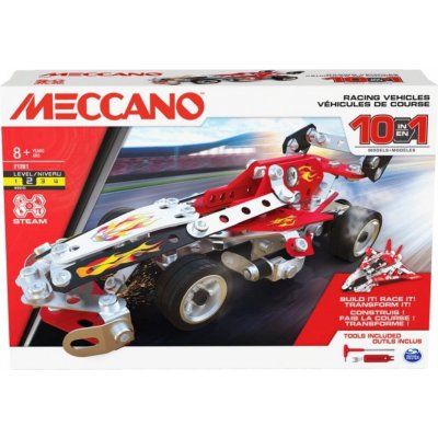 Meccano závodní vozidla 10v1 – Zboží Mobilmania