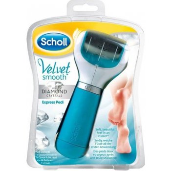 Scholl Velvet Smooth elektrický pilník na chodidla + Essential Smooth denní hydratační krém 60 ml dárková sada