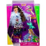 Barbie Extra duhové šaty – Zboží Mobilmania