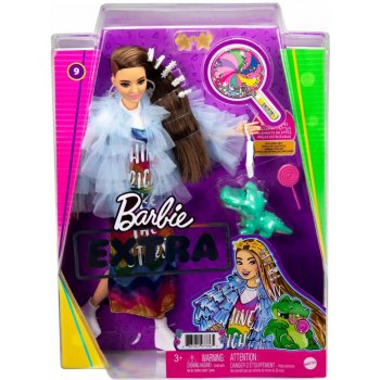 Barbie Extra duhové šaty