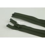 de-park Zip YKK - 75cm - dělitelný - army khaki - 684 – Zboží Dáma