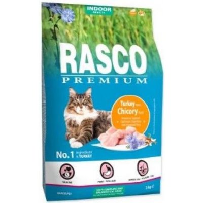 RASCO Cat Kibbles Indoor Turkey Chicori Root 2 kg