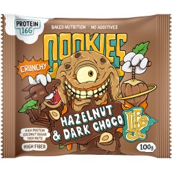 LifeLike Cookies arašídy/bílá čokoláda 100 g