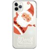 Pouzdro a kryt na mobilní telefon Apple Pouzdro AppleKing z měkkého plastu Merry Christmas iPhone 11 Pro čiré