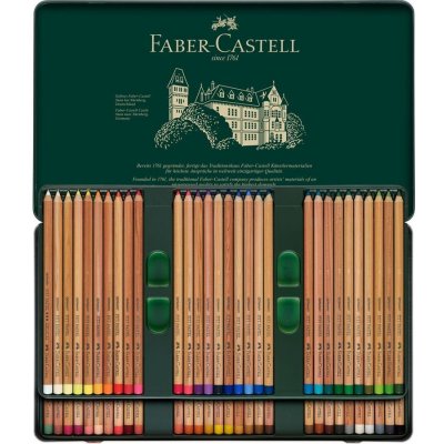 Faber Castell Pitt suchý pastel v tužce pastel v plechové krabičce sada 60 kusů – Zboží Dáma