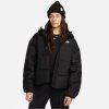 Dámská bunda Nike Sportswear Classic Puffer Women's Therma-FIT Loose Hooded Jacket Black