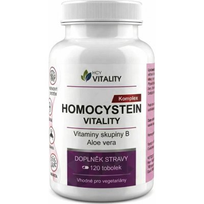 HCY Vitality Homocystein s Aloe vera 120 tablet – Hledejceny.cz