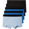 Dětské spodní prádlo pepperts! chlapecké boxerky s BIO bavlnou 5 kusů černá / modrá / světle modrá