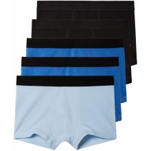 pepperts! chlapecké boxerky s BIO bavlnou 5 kusů černá / modrá / světle modrá