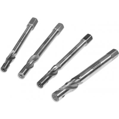 Sada závitníků pro žhavící svíčky M8 x 1,00 / M10 x 1,00 / M10 x 1,25 / M12 x 1,25 mm - TE – Sleviste.cz