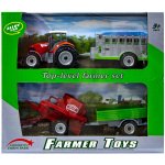 Kathay-Haster 2 Traktor s vyměnitelnými přívěsy červený – Hledejceny.cz