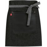 Toma Číšnická zástěra mini černá jeans eko kůže T-1712 – Hledejceny.cz