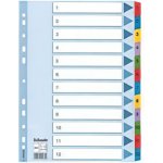Esselte Rejstříky Mylar A4 1-12 – Hledejceny.cz
