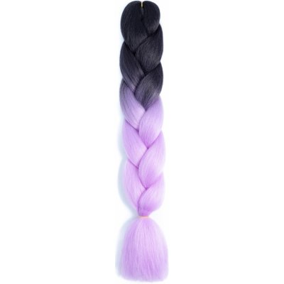 Kanekalon - barevné copánky - černo - fialové - B51/B27 – Zboží Mobilmania