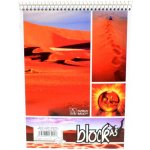 Papírny Brno Blok poznámkový A5 linka hor. spirála 50 listů – Sleviste.cz