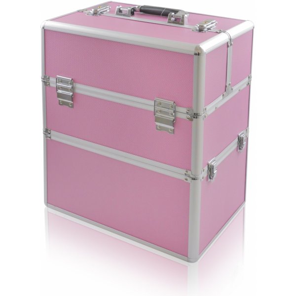 Kosmetický kufřík NANI dvoudílný kosmetický kufřík NN47 Pink
