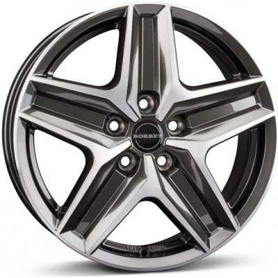 Borbet CWZ 7,5x18 5x120 ET53 anthracite polished