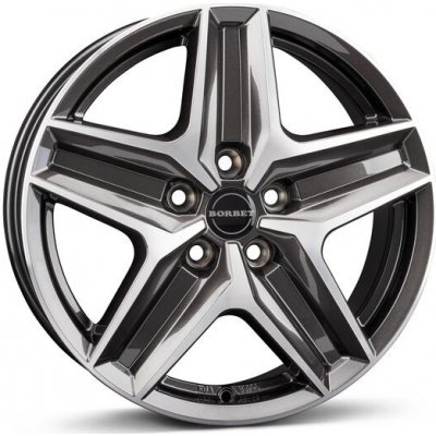 Borbet CWZ 7,5x18 5x120 ET53 anthracite polished | Zboží Auto