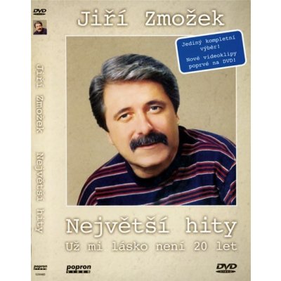 Jiří Zmožek - Největší hity-Už mi lásko není 20 let, DVD, 2008