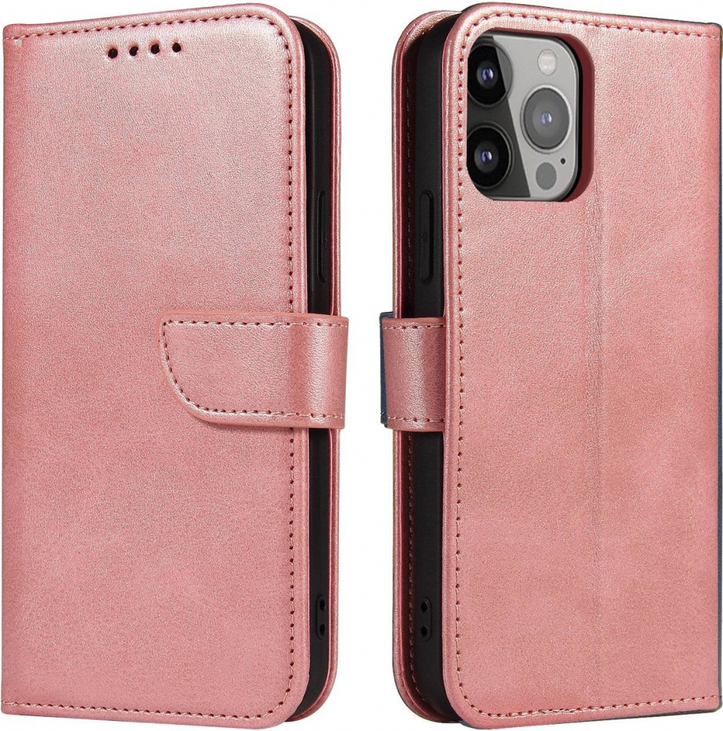 Pouzdro Magnet Case elegantní Xiaomi Poco F3 růžové