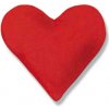 Hřejivý polštářek THERALINE Polštářek z třešňových pecek design: srdce vel. 26 x 27 cm