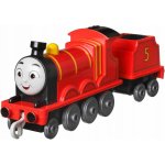 Mattel Tomáš a přátelé Tahací kovová mašinka s vagónem JAMES HDY62 – Zboží Dáma
