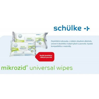 Schülke Mikrozid Universal wipes premium ubrousky 100 ks – Hledejceny.cz