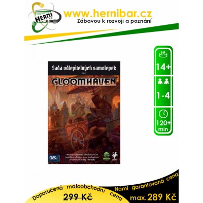 ALBI Gloomhaven Odlepitelné samolepky – Zboží Živě