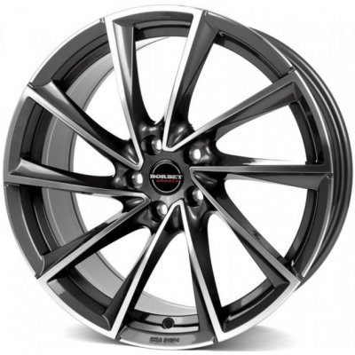 Borbet VTX 8x18 5x112 ET44 graphite polished | Zboží Auto