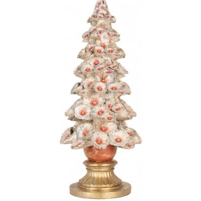 Clayre & Eef Bílá plastová vánoční dekorace stromeček – 29x69 cm – Hledejceny.cz