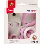 Profibaby Chrastítko 2 ks černobíla – Zboží Mobilmania