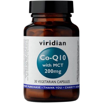 Viridian Co-enzym Q10 with MCT 200 mg 30 kapslí
