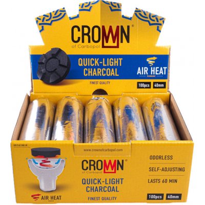 Carbopol Crown Uhlíky do vodní dýmky 40 mm KR 1 x 10 – Zboží Dáma