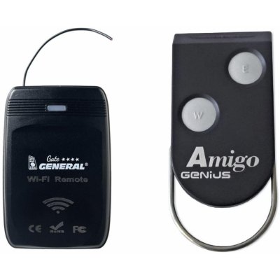 GENERAL General WiFi GENIUS AMIGO TX2 868, AMIGO TX4 868, JA332, JA334 - dálkové ovládání pro bránu/vrata s mobilní APP kompatibilní – Zboží Mobilmania