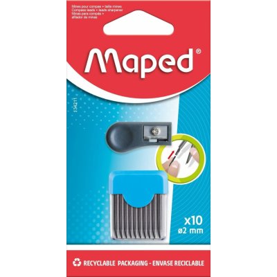 Maped Náhradní tuhy do kružítka 10 ks v balení – Zboží Dáma
