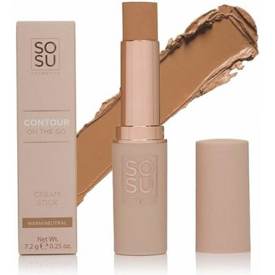 SOSU Cosmetics Contour On The Go konturovací tyčinka Warm Neutral 7 g – Zboží Dáma