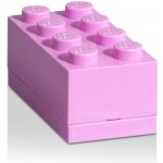 LEGO® Mini Box 4,6 x 9,2 x 4,3 cm růžová – Zboží Dáma