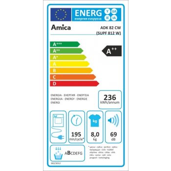 Amica SUPF 812 W