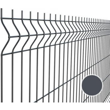 3D plotový panel výška 173cm, oko 200x50mm, Ø 4mm ANTRACIT