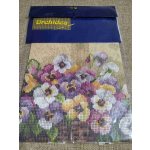 Předloha vyšívací 24 x 30 cm macešky – Zboží Dáma