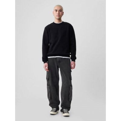 GAP Džíny s kapsami Double Cargo Baggy Černá – Sleviste.cz