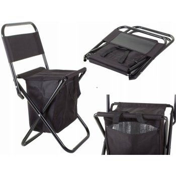 Verk Group Židle Rybářské křeslo černá taška černá