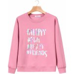 Glo Story mikina Hashtag růžová – Sleviste.cz