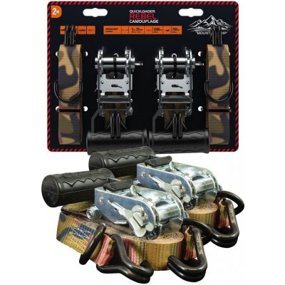 Upínací kurta s ráčnou Quickloader Rebel 1500 kg, 5 m x 29 mm - sada 2 ks – Zboží Mobilmania