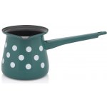 Metalac Zelený puntík, Džezva 11 cm, 0,7 l, 7 káv, černý vnitřek – Hledejceny.cz