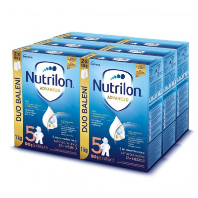 Nutrilon 5 Advanced DUO balení 6 x 1 kg – Zbozi.Blesk.cz