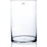 Nohel Garden Váza CYLI válcovitá ruční výroba skleněná d19x30cm – Sleviste.cz