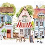Ambiente Europe BV ubrousek 33x33cm Kavárna café – Sleviste.cz