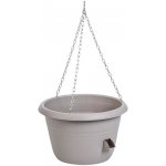 Nohel Garden Žardinka samozavlažovací SIESTA závěsná antracit 25x16 cm – Hledejceny.cz